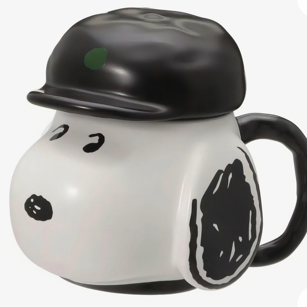 Starbucks Black and White Snoopy Mug